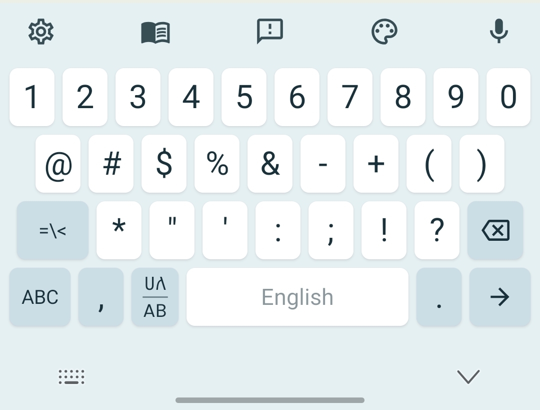 Addiyon Keyboard Ge'ez special-characters and punctuation layer